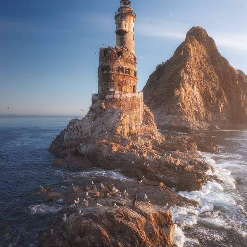Aniva Lighthouse Sakhalin Island