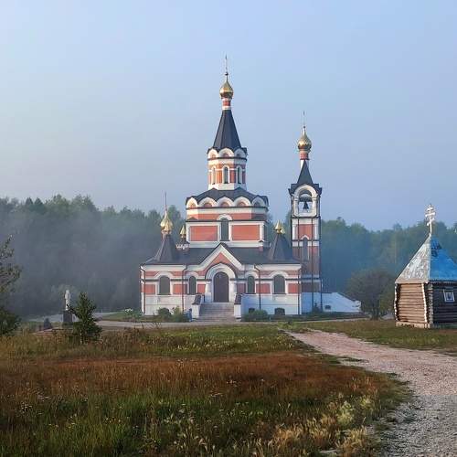 Orthodox Church in Siberia on the site of a former Soviet concentration camp