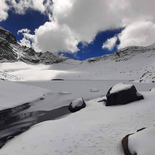 Snowy peaks