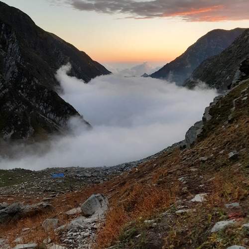 Evening fog
