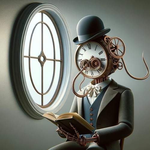 The man who reads. Человек, который читает.