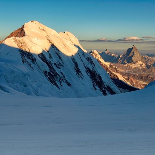 Panorama of Monte rosa plato