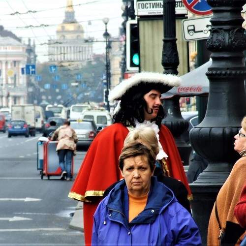 Петр Великий на Невском.