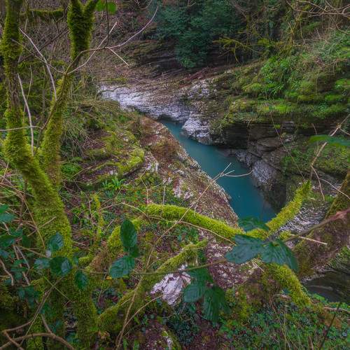 Зимний каньон Псахо