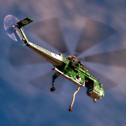 SKYCRANE S-64F FORESTALE TURIN ITALY