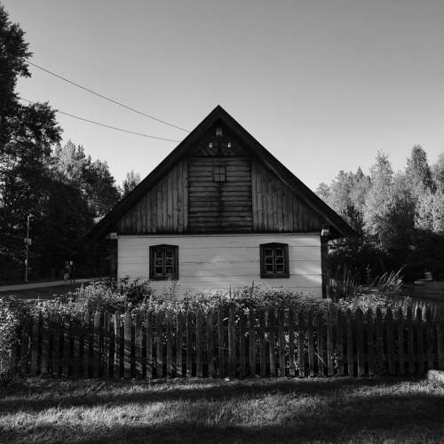 Wooden house in Podlasie