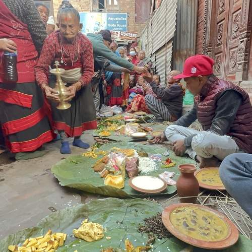 The Indigenous ceremony