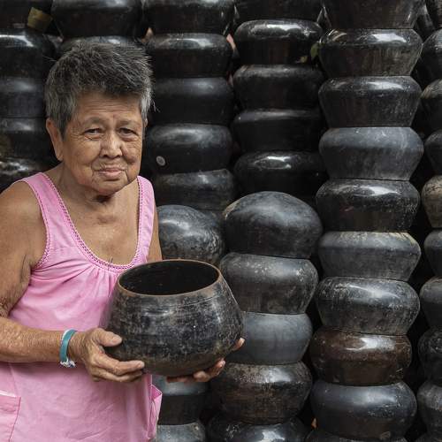 Lady of the pots