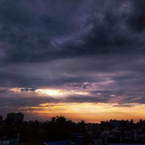 The Dark Cloudy Sky