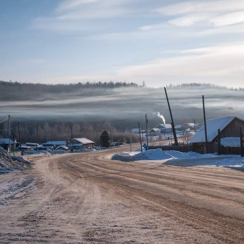 Shapkino. Krasnoyarsk region, Russia