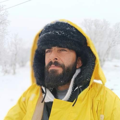 in the snow