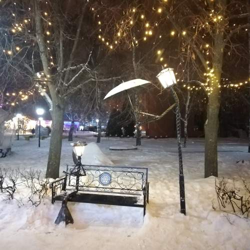 Зимнее свидание.