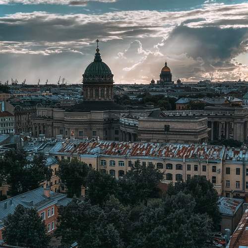 Above the roofs