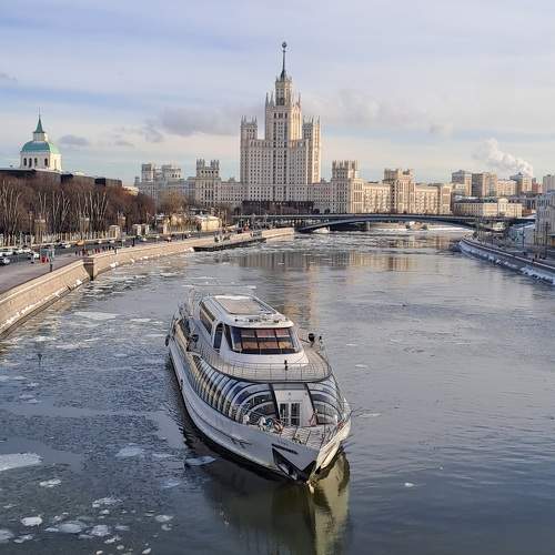 Зимний городской пейзаж. Москва.