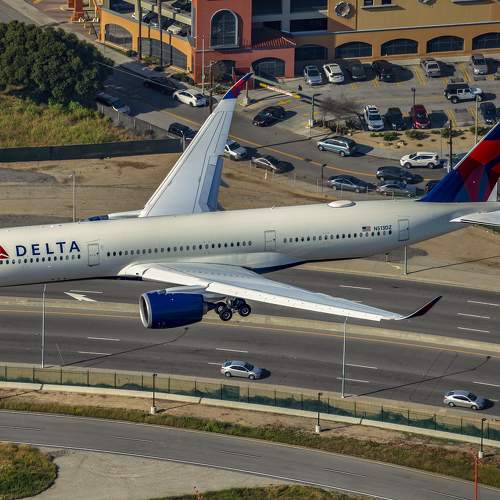 Landing at LAX