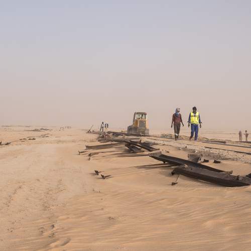 The train in the desert