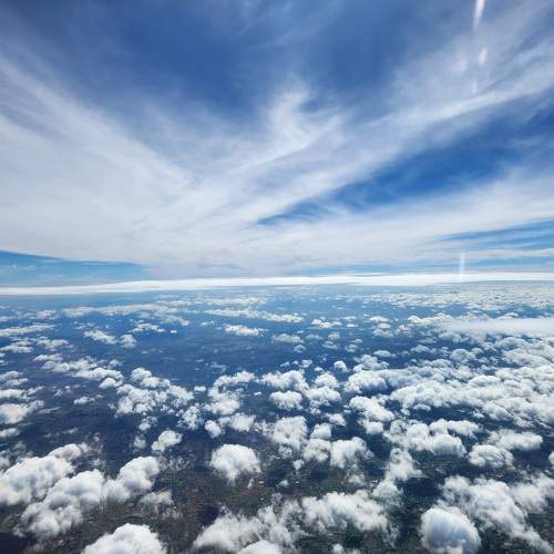 Skyview from plane.