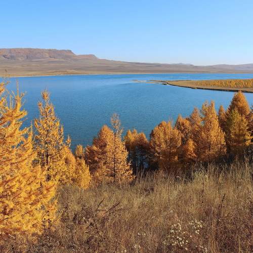 Осенняя синева.