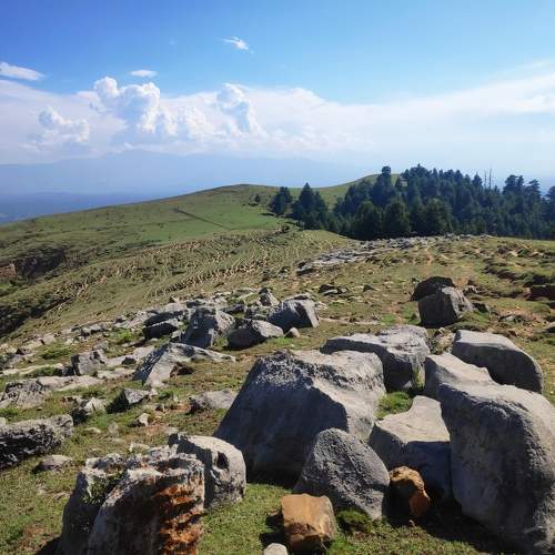 Cool scenery on a mountain top