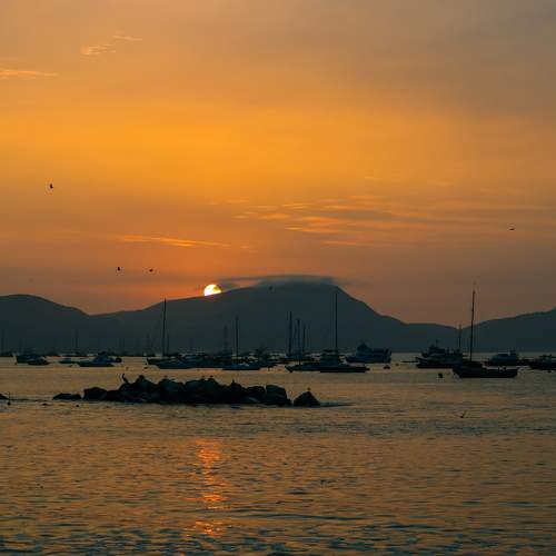 San Lorenzo al atardecer