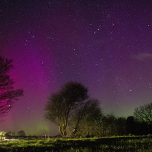 Aurora under irish skies