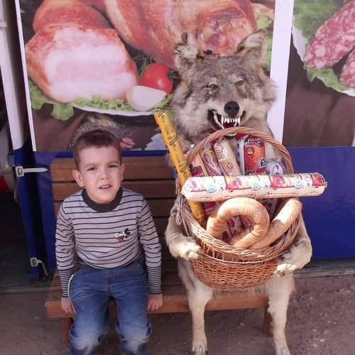 А где же красная шапочка..?
