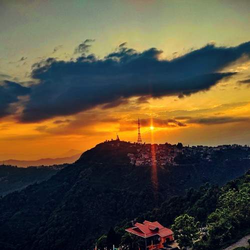 Sunset from Kurseong