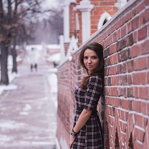 Прогулка снежной леди