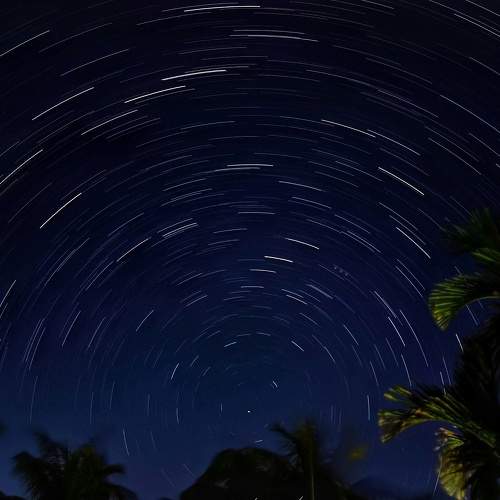 Star trail photography