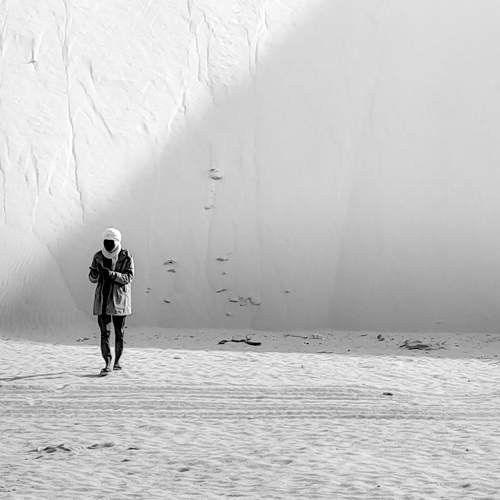 In the middle of the Sahara Desert