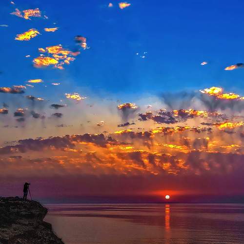 When clouds light up the sky / Когда облака зажигают небо