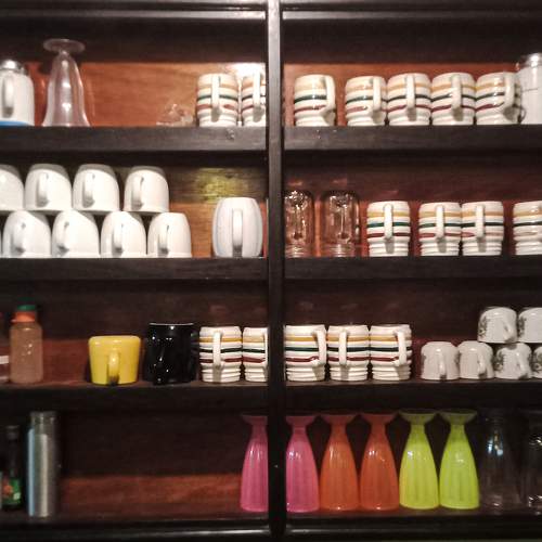 Cup rack