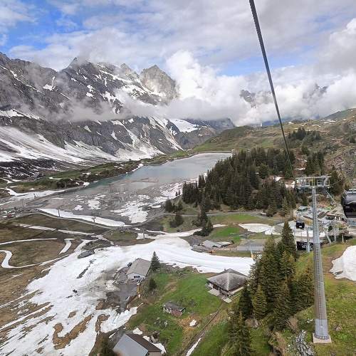 Mesmerizing Alps from Cable car