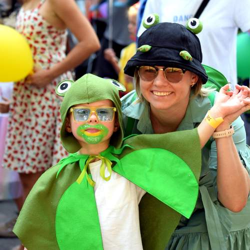 На детском Карнавале.