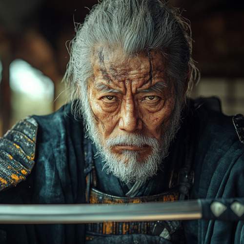 Старый самурай, old samurai