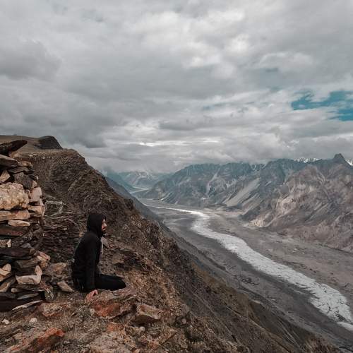 Scenic Batura Glacier