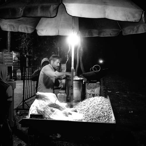 The peanut seller