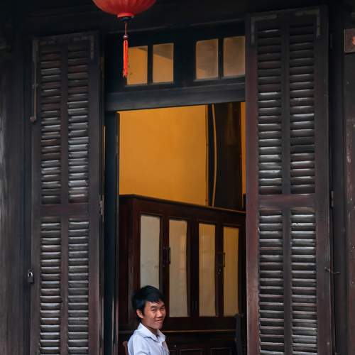 The window in HoiAn (Vietnam)
