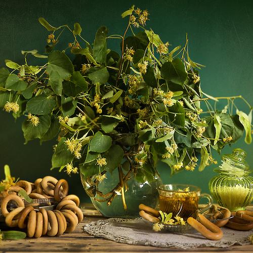Липовый чай с баранками