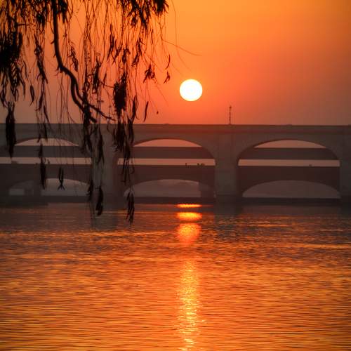 Bridge on Indus river