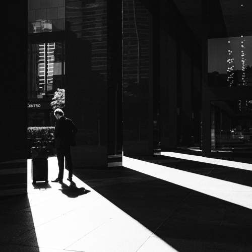 Middle of the  light