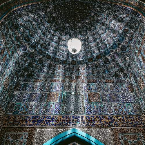 Mosque in light