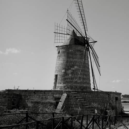 Windmill at Trapani Salina Culcasi