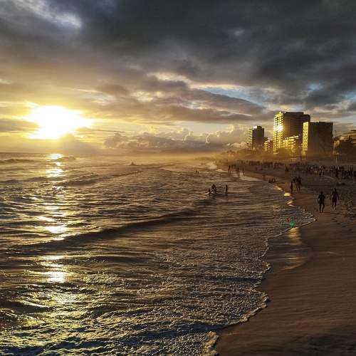 Praia da Barra da Tijuca, Rio de Janeiro, Brasil