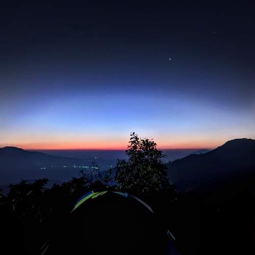 A Beautiful Camping Night