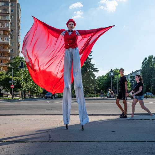 Великан и лилипуты...