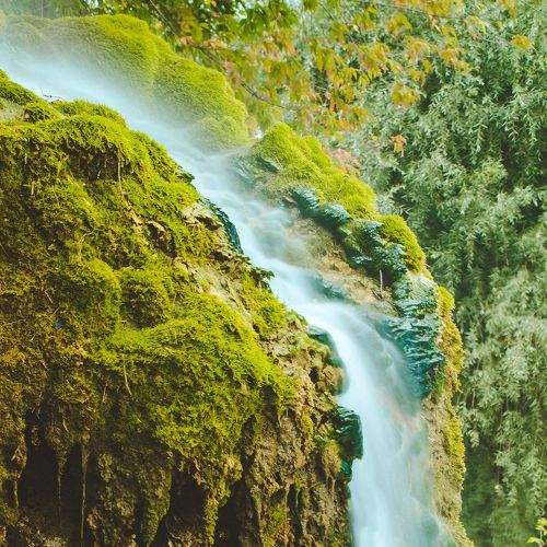 Святой Ключ (красный ключ). Водопад