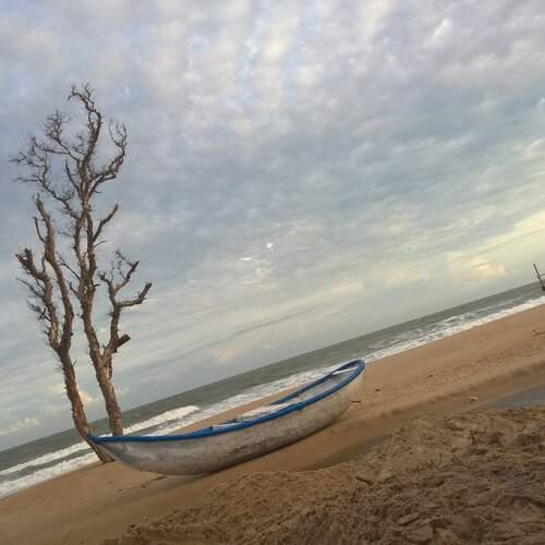 The boat and sea