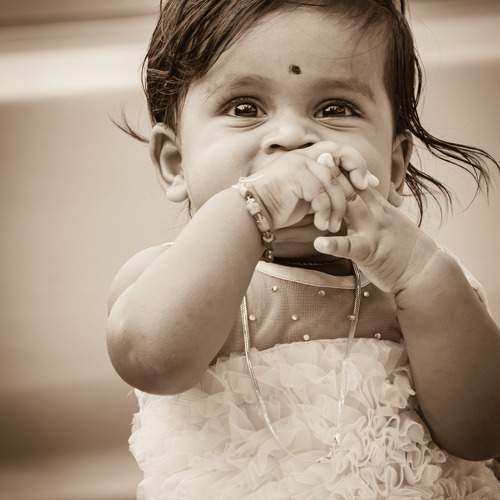 A little one pure and bright