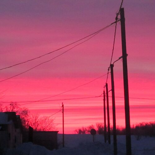 розовый рассвет